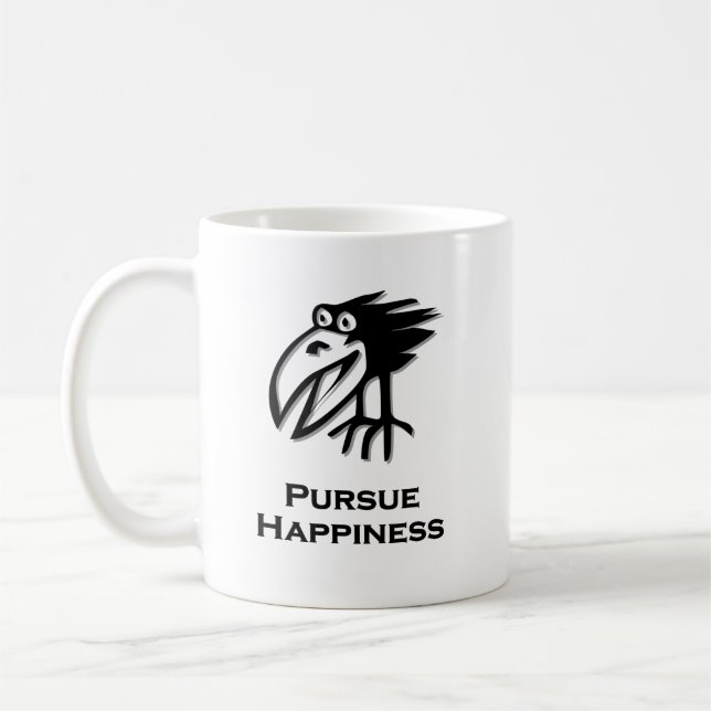 Taza De Café El pájaro busca la felicidad (Izquierda)