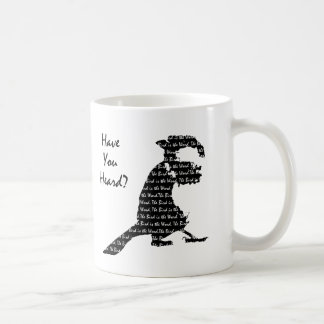 Taza De Café El pájaro es la palabra