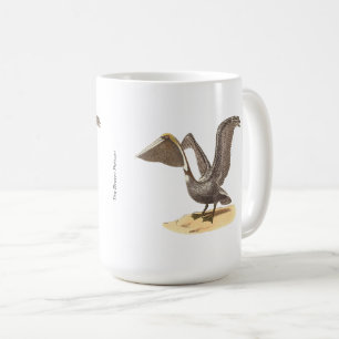 Taza De Café El pájaro Pelican marrón (Pelecanus occidentalis)
