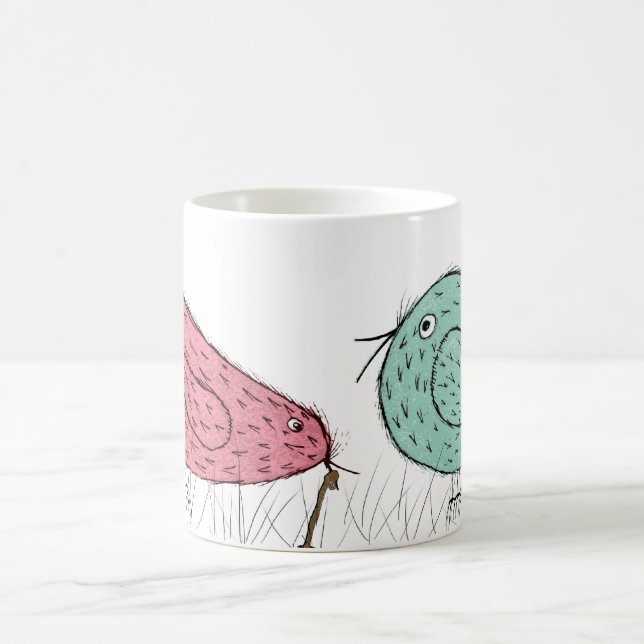 Taza De Café el pájaro temprano ..... (Centro)
