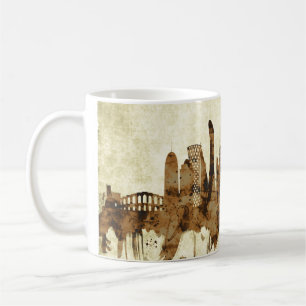 Taza De Café El panorama urbano de Doha en Qatar