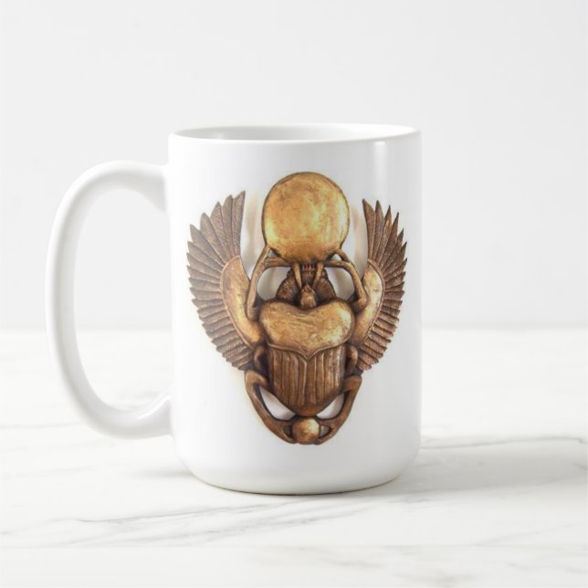 Taza De Café El pañuelo dorado faraónico (Izquierda)