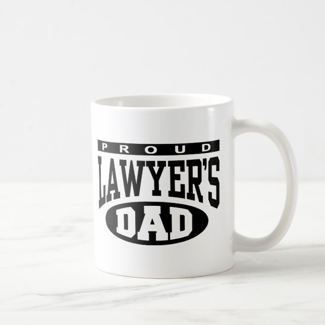 Taza De Café El papá de un abogado orgulloso (Derecha)