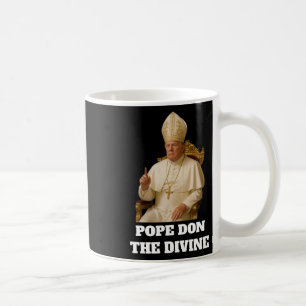 Taza De Café El Papa Donald Trump, el divino