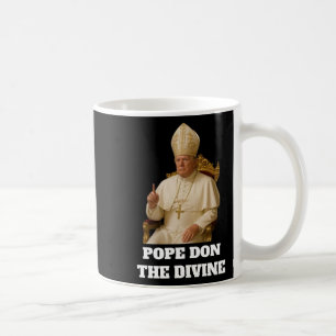 Taza De Café El Papa Donald Trump, el divino