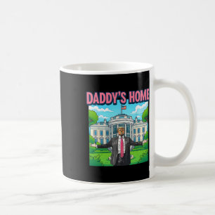 Taza De Café El papá está en casa Casa Blanca 2025 Presidente T