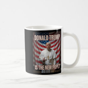Taza De Café El Papa Gracioso Y El Presidente Donald Trump9
