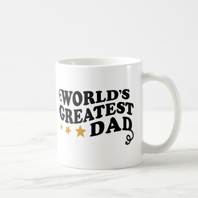 Taza De Café El papá más grande del mundo (Derecha)