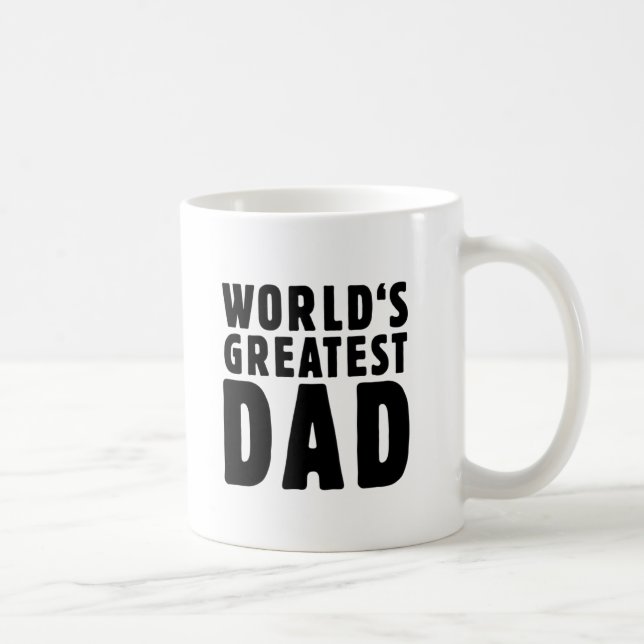 Taza De Café El papá más grande del mundo (Derecha)