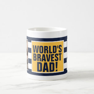 Taza De Café El papá más valiente del mundo - Día del Padre