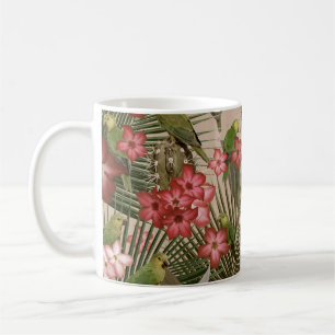 Taza De Café El paraíso de las aves exóticas para el arte #trop