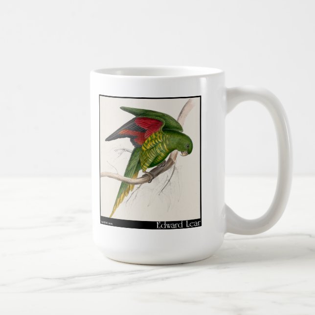 Taza De Café El Parakeet de Maton de Edward Lear (Derecha)