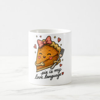 Taza De Café El pastel es mi lenguaje de amor Diseño de Acción 