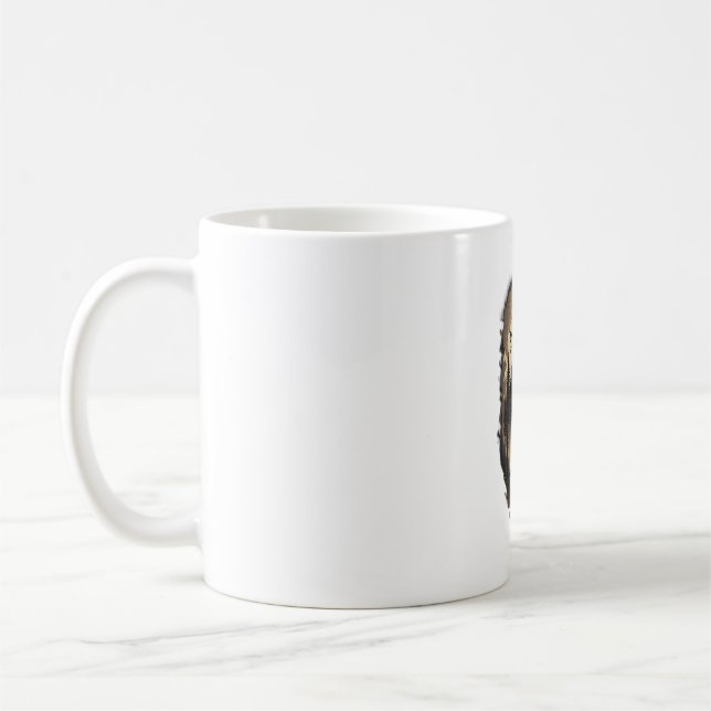 Taza De Café El Pastor Alemán 005  (Izquierda)