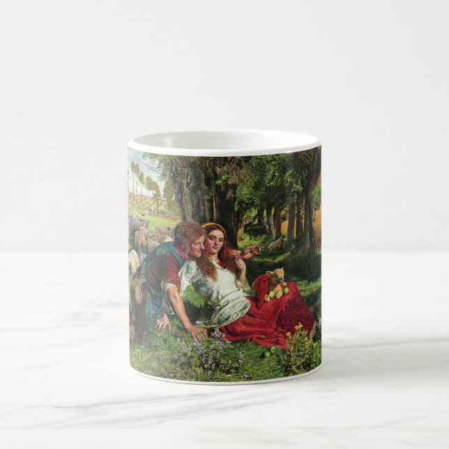 Taza De Café El Pastor y su Novia (por Holman Hunt) (Centro)