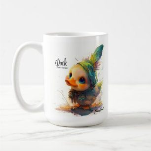 Taza De Café El pato ligero y descubrir el tazón de café