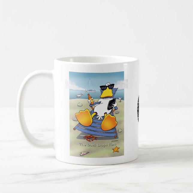 Taza De Café El pato para aquí (Izquierda)