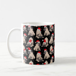 Taza De Café El patrón de los higos en Santa Hats