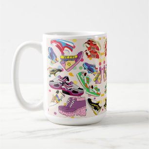 Taza De Café el patrón de los zapatos