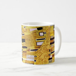 Taza De Café El patrón del beso de Gustav Klimt, Art Nouveau