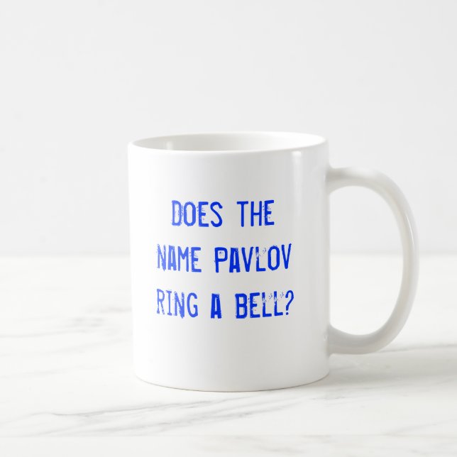 Taza De Café ¿El Pavlov conocido suena una campana? (Derecha)