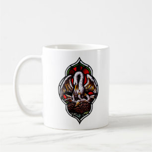 Taza De Café El pelícano en su piedad Símbolo eucarístico
