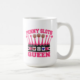Taza De Café El penique ranura a la reina