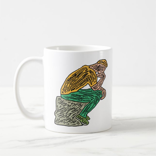 Taza De Café El pensador (Izquierda)