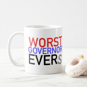 Taza De Café El peor gobernador Evers Mug