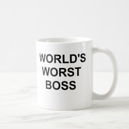 Taza De Café El peor jefe del mundo