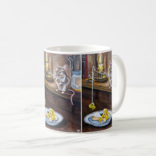 Taza De Café El pequeño pescador con caña Pintura de Alfred Fox