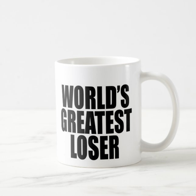 Taza De Café El perdedor más grande del mundo (Derecha)