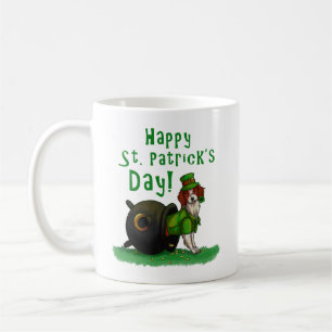 Taza De Café El perro del Día de San Patricio