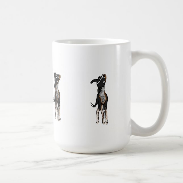 Taza De Café El perro es confuso (Derecha)