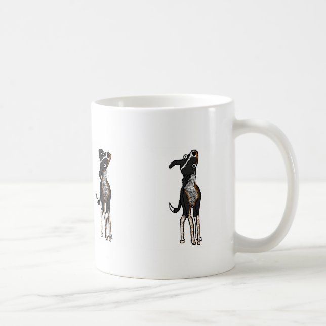 Taza De Café El perro es confuso (Derecha)