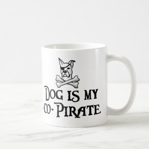 Taza De Café El perro es mi co-pirata