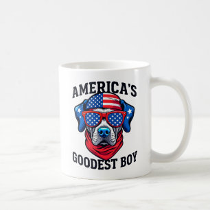 Taza De Café El perro más bueno de América