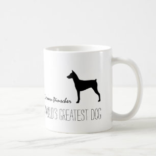 Taza De Café El perro más grande del mundo de Pinscher en Alem