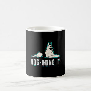 Taza De Café El perro pastor alemán que se ha ido daña a la vie