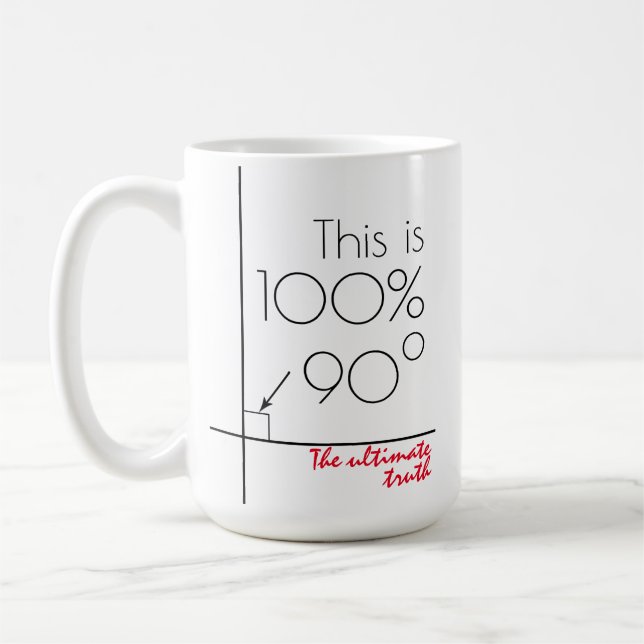 Taza De Café El personalizable divertido de la verdad última (Izquierda)