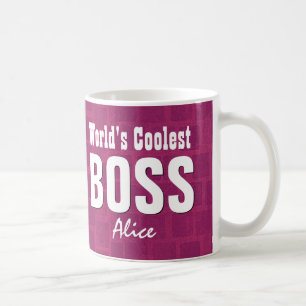 Taza De Café El personalizado fucsia más fresco V21D de los