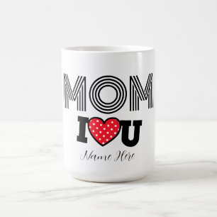 Taza De Café El Personalizado moderno se aburre de la madre del