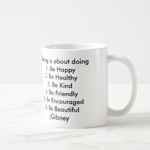 Taza De Café El personalizar ProductBeing está sobre hacer el