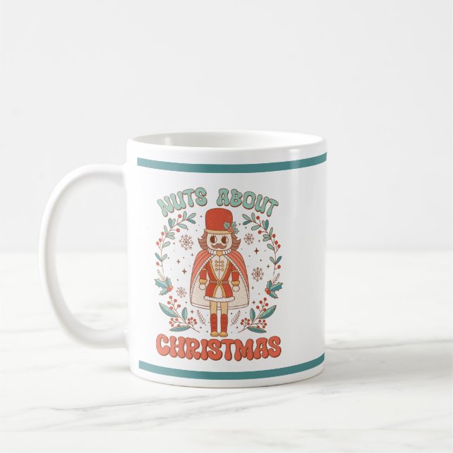 Taza De Café El peto nutcracker y el copo de nieve dejan a Navi (Izquierda)