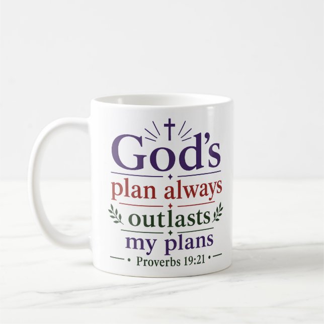 Taza De Café El Plan De Dios Siempre Supera Mis Planes De Alien (Izquierda)