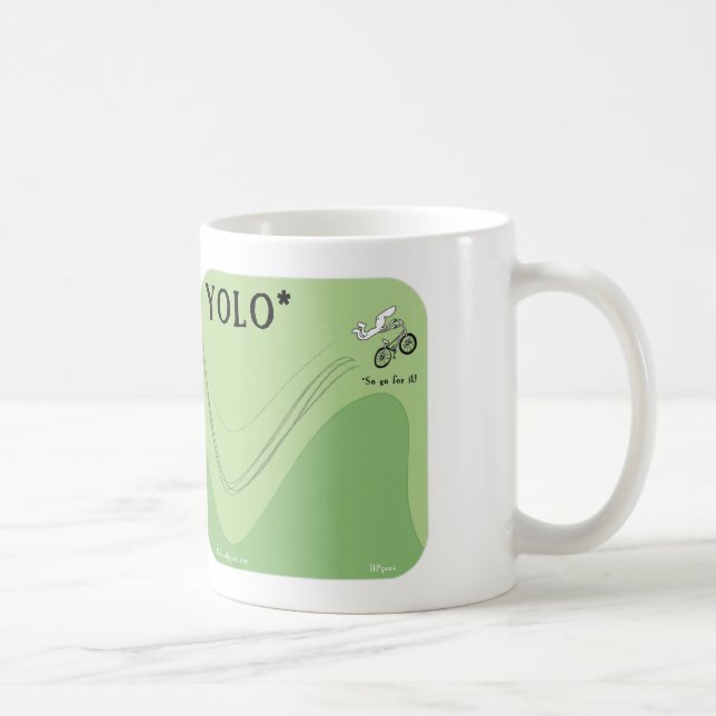 Taza De Café El planeta" YOLO de HP5004 "Harold va para él (Derecha)