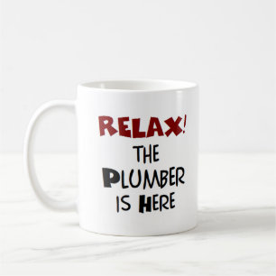 Taza De Café el plomero está aquí