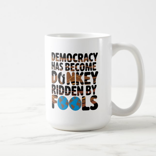 Taza De Café El poder de los ignorantes (Derecha)