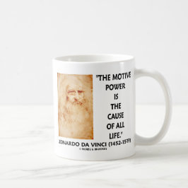 Taza De Café el poder motivo de da Vinci es la causa de toda la