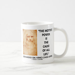 Taza De Café el poder motivo de da Vinci es la causa de toda la